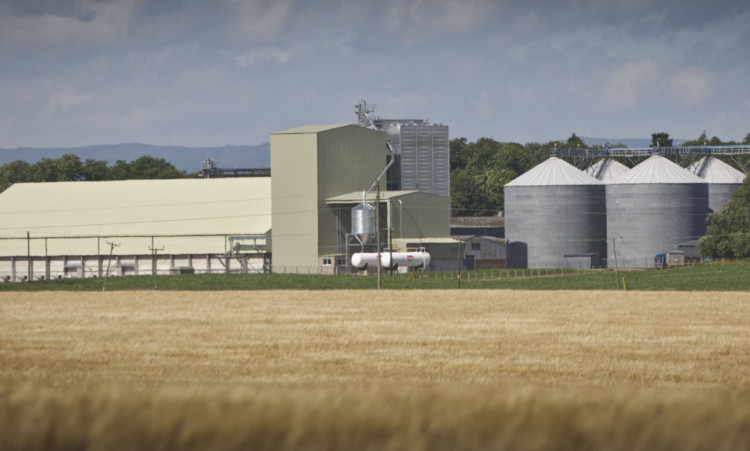 East of Scotland Farmers heard that the year ended May 31 2012 was a historic one due to the weather  and to the new grain drying and storage facility at the Coupar Angus site, above.