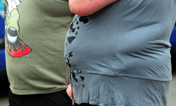 The study found that many Scots in their early forties are overweight or obese.