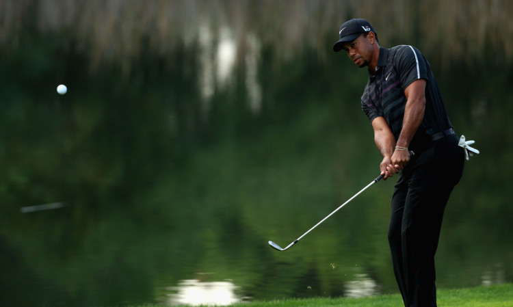 Tiger Woods during Thursday's opening round.