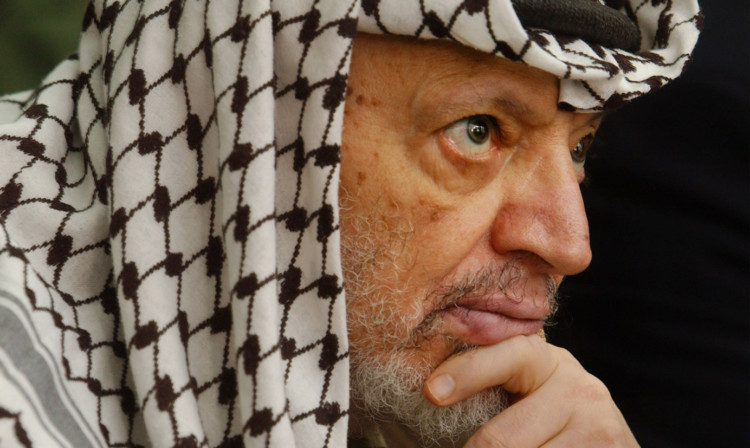 Yasser Arafat died in 2004.