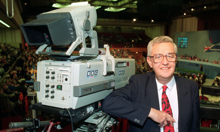 John Cole shortly before his retirement from the BBC.