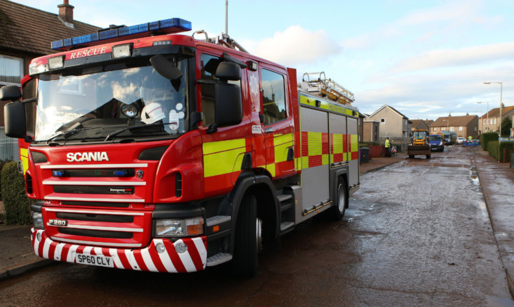 The fire and rescue service helped pump the water away.