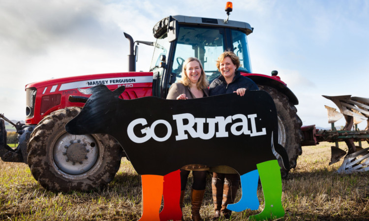 Showing the way: Caroline Millar and Linda Tinson aim to highlight the potential of agritourism in Scotland.
