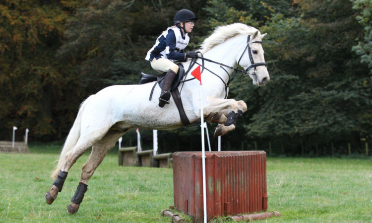 Pollyanna Smith and Lion Rock won the junior open at Kinnaird Hunter Trials