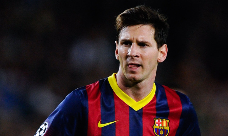 Lionel Messi was injured on Sunday night.