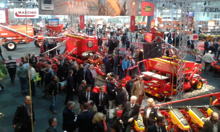 One of the big exhibition halls at Agritechnica