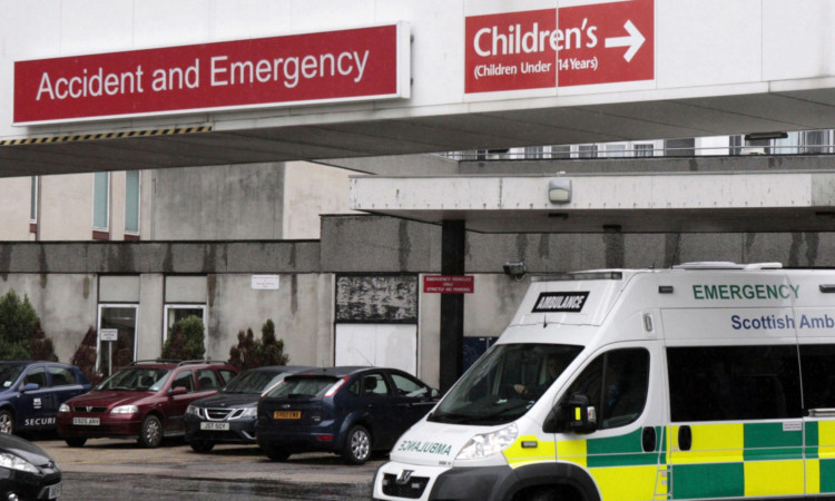 The woman was taken to Aberdeen Royal Infirmary, but sadly lost her baby.