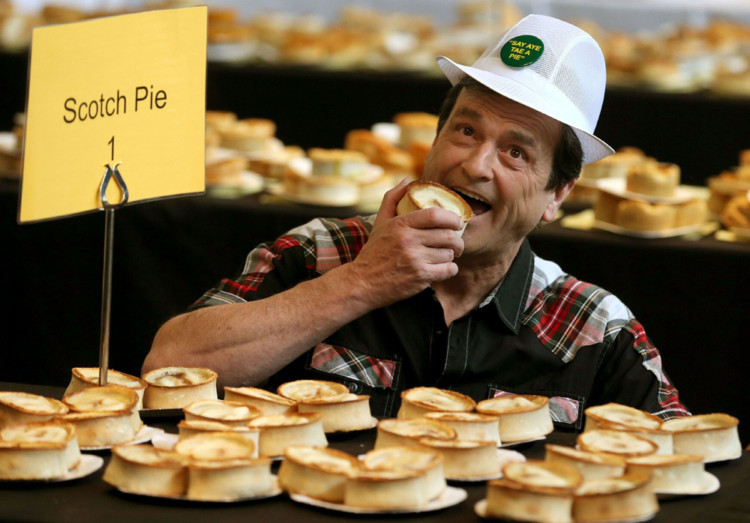 Two Scottish icons were brought together for the 15th World Scotch Pie Championships in Dunfermline. Among the judges in this years pastry contest was Bay City Rollers star Les McKeown. Having inspired a generation to wear tartan, he was more than happy to help promote the Scottish delicacy.