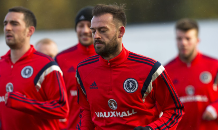 Steven Fletcher has impressed the national manager in the lead-up to tonight's match.
