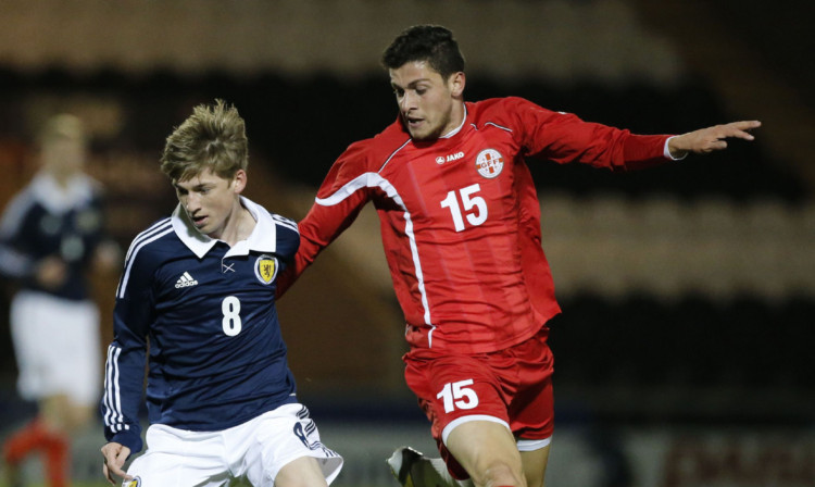 Billy Stark said Ryan Gauld took the step up to U21 level 'like a duck to water'.