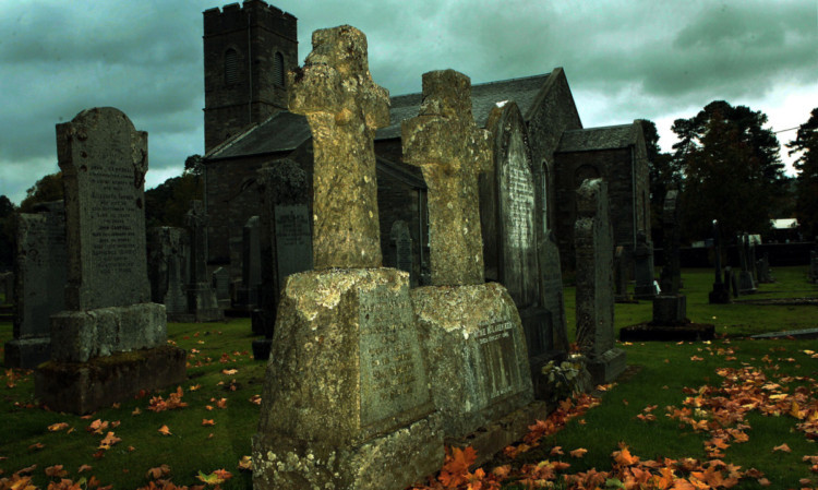 The churchyard at Blair Atholl is one of the burial grounds fast running out of space.