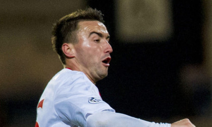 Mark Millar was on target for the Bairns during his side's convincing win over Cowdenbeath.