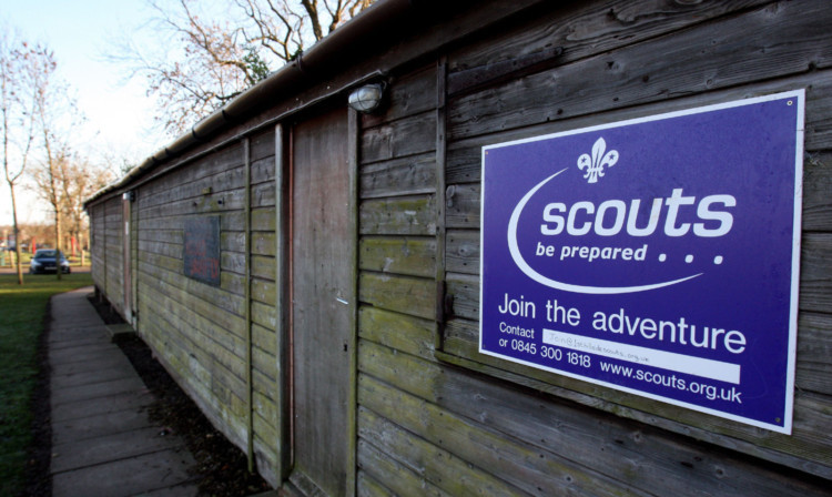 The scout hut at Hillside which is set to be demolished and replaced with a more modern structure.