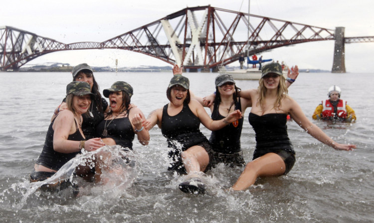 Aberlour is looking for volunteers to brave the cold waters of the Forth on New Year's Day.