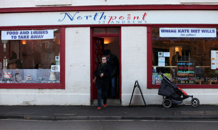 The North Point cafe in St Andrews has been put up for sale.