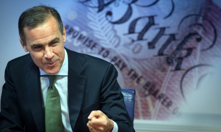 Mark Carney said he would welcome discussions on plans to share Sterling as currency if Scotland became independent.