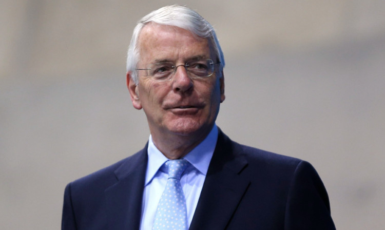 Former Prime Minister John Major.