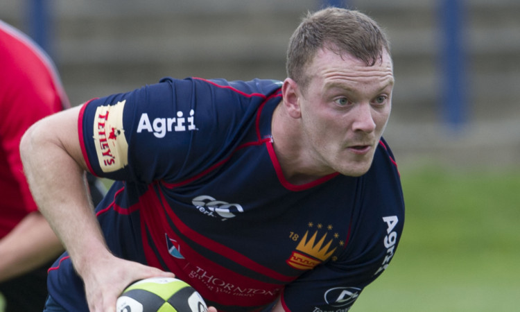 Richie McIver was one of the try scorers for Dundee HSFP.