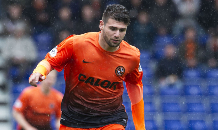 Nadir Ciftci in action for Dundee United.