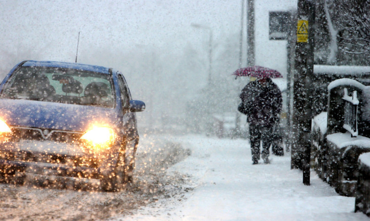 Forecasters have issued yellow 'be aware' warnings for snow across Scotland.