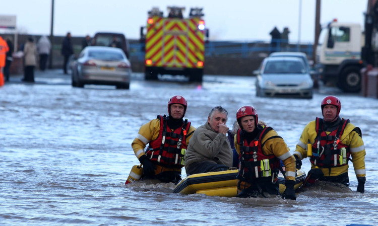 Rhyl in Wales has been hit hard by some of the earlier flooding, but authorities are also warning of severe flood risks on the east coast of England.