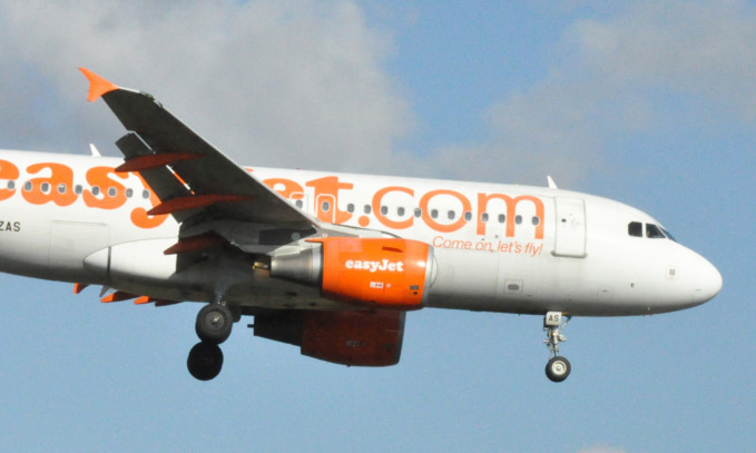 The easyJet flight eventually landed safely in Manchester. (library photo)