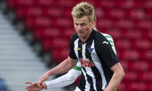 Blair Henderson in action for Dunfermline U20s.