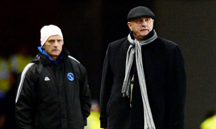 Forfar manager Dick Campbell (right).