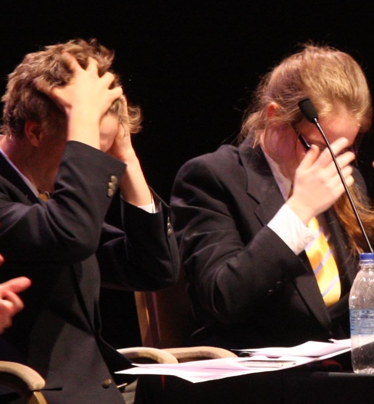 Steve MacDougall, Courier, Caird Hall, Dundee. The Final of the World School Debating Championships 2011. Pictured, the runners-up, Team Australia.