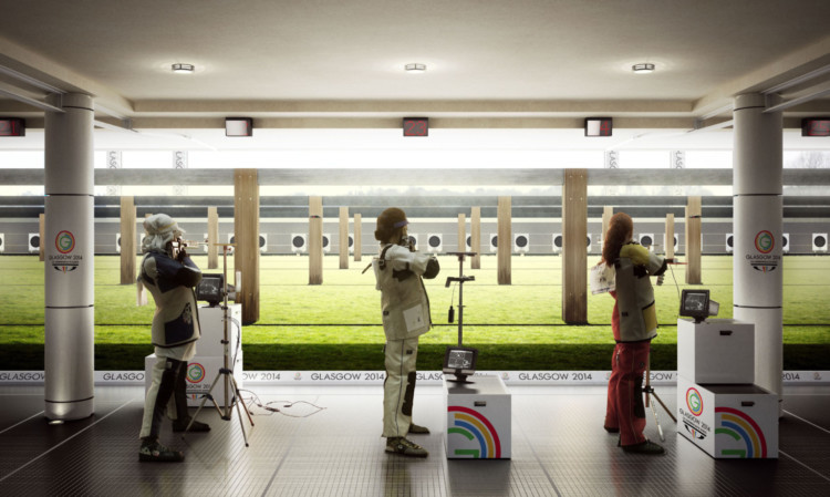 An impression of the Angus shooting range.