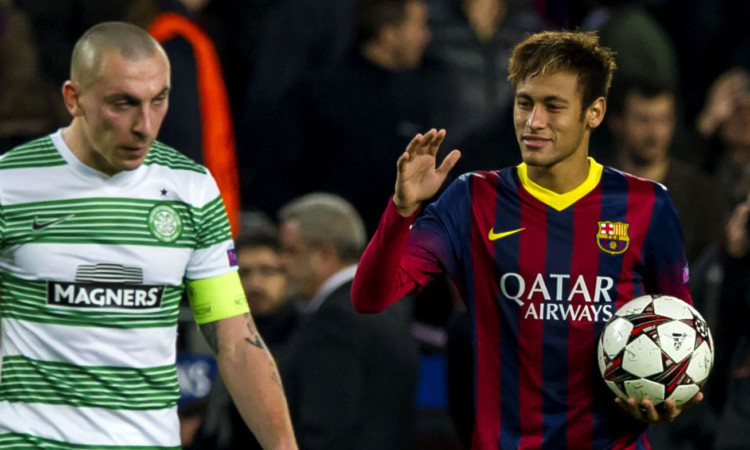 There was only one winner between Neymar and Scott Brown after their controversial clash in Glasgow in October.