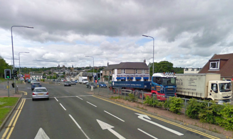 Hospital Hill in Dunfermline, near where the accident happened.