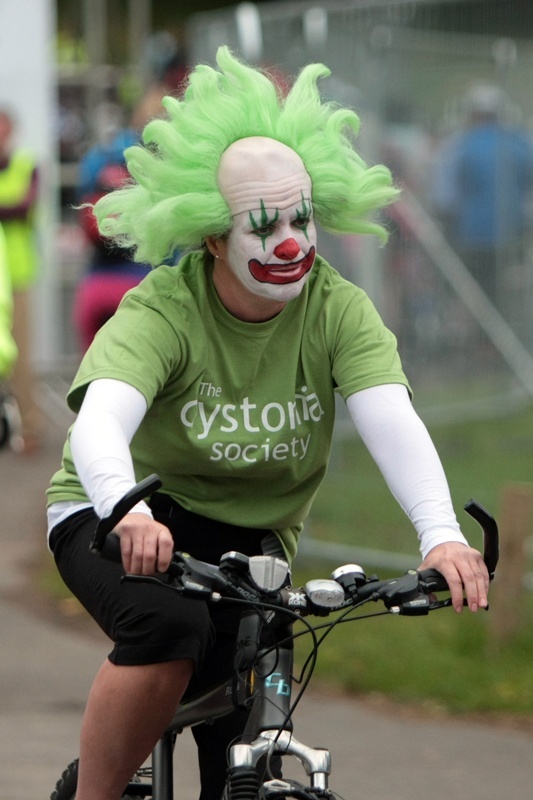 Kim Cessford, Courier 11.09.11 - pictured at the Camperdown Park start are some of the cyclists who took part in the cyclathon around Dundee