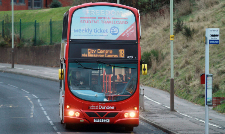 A National Express Dundee service. (library photo)