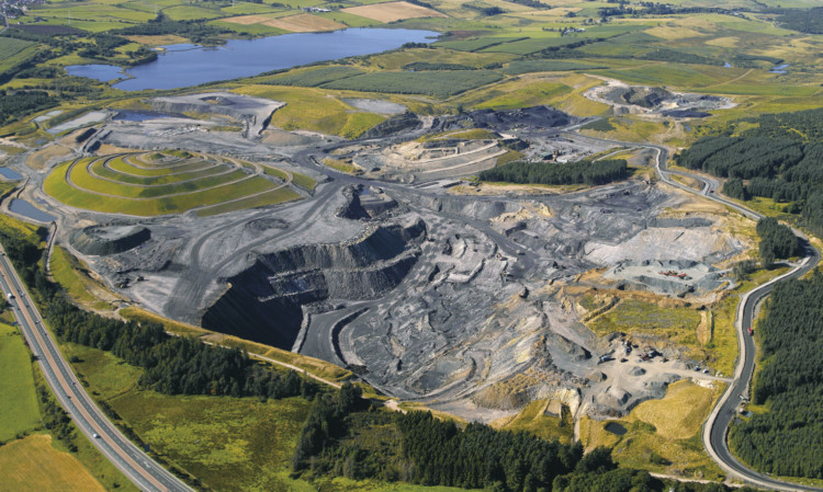 St Ninians opencast site near Kelty.