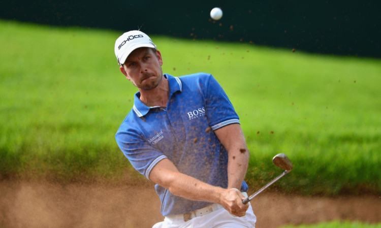 Henrik Stenson plays out of the bunker at the recent Nedbank Golf Challenge in Sun City.