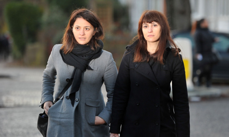 Elisabetta Grillo (left) and Francesca Grillo have been found not guilty.