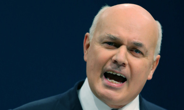 Iain Duncan Smith has criticised the 'political messaging' of the Trussell Trust.