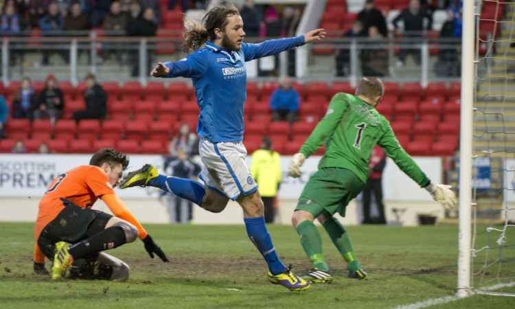 Stevie May completes his hat-trick.