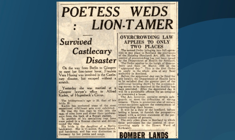 The Courier report from 1938.