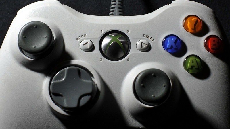 An XBox 360 controller.