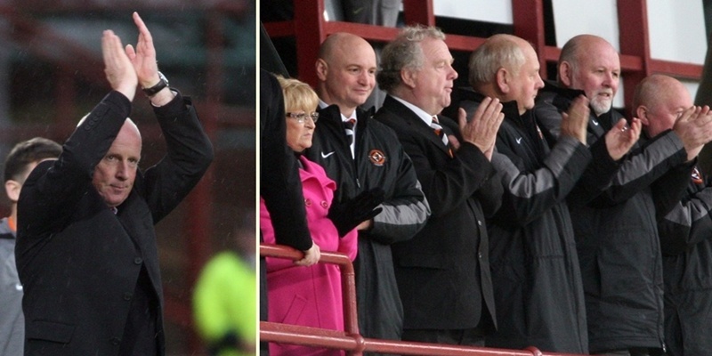 29/10/11 Sunday Post, Chris Austin  Peter Houston  during the SPL match at East End Park