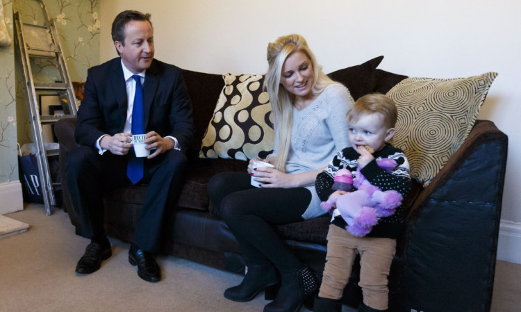 David Cameron hailed Ms Ray as an exmaple of how the scheme can help families.