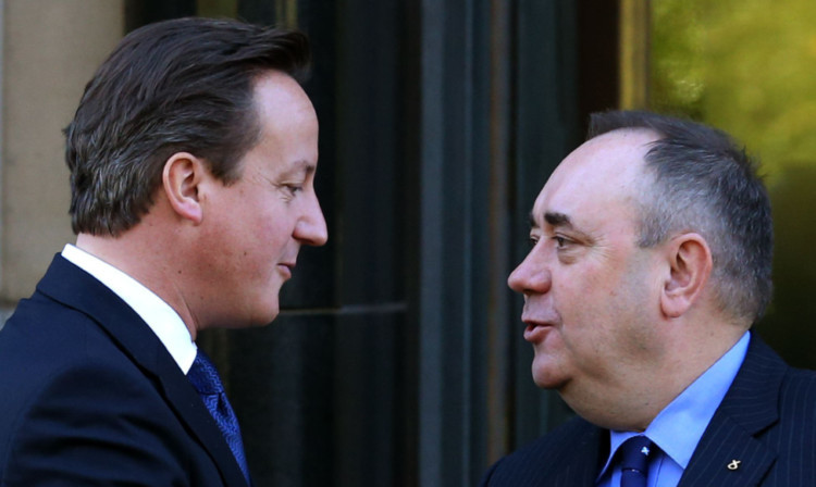 The First Minister has described Mr Camerons position as 'simply unacceptable'.