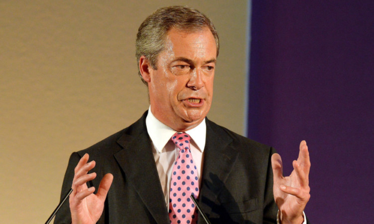 UKIP leader Nigel Farage.