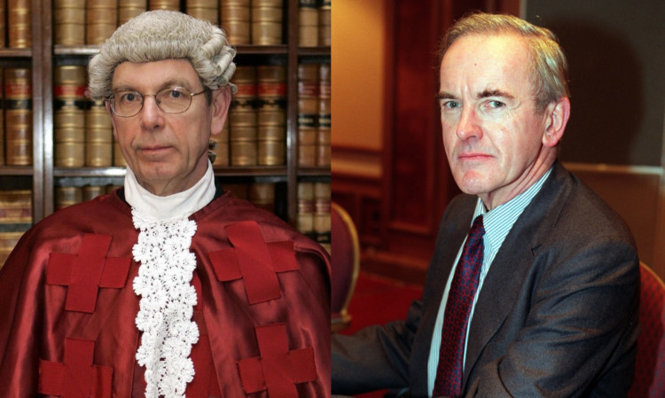 Lord Hamilton (left) and Lord Cullen have warned scrapping corroboration of evidence could increase the likelihood of miscarriages of justice.