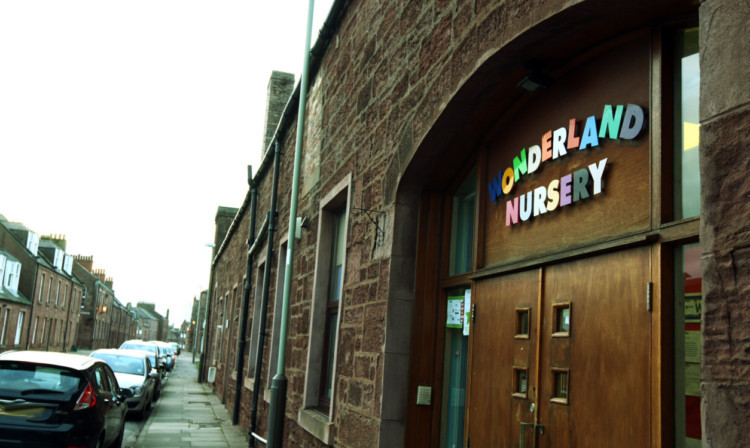 Failings highlighted: the Wonderland Nursery premises in Abbot Street, Arbroath.