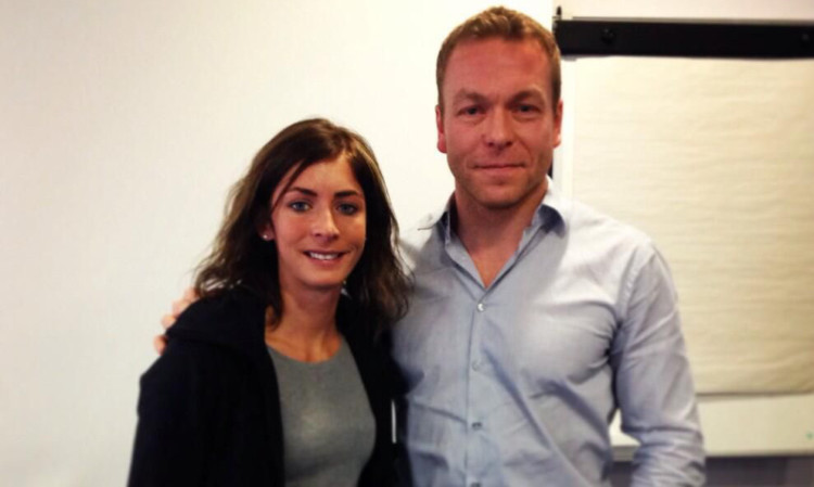 Meeting Sir Chris Hoy is an inspiration to any athlete.