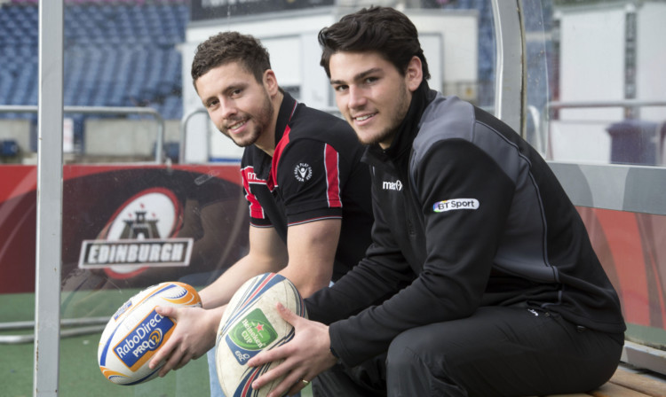 Edinburgh scrum-halves Sean Kennedy (left) and Sam Hidalgo-Clyne have both signed a contract extension to keep them at the club until at least 2016.