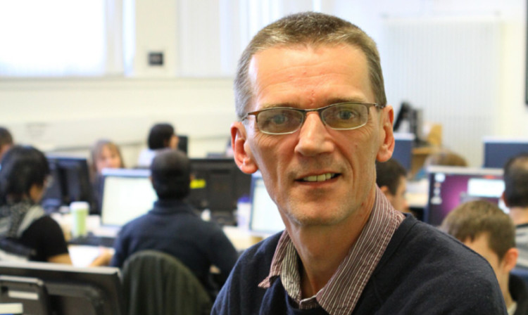 Colin McLean, lecturer in ethical hacking at Abertay.
